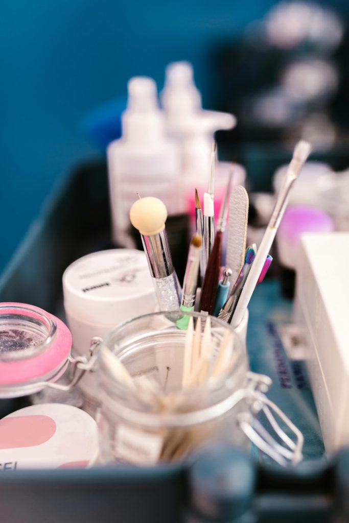 Close-Up Shot of Beauty Tools